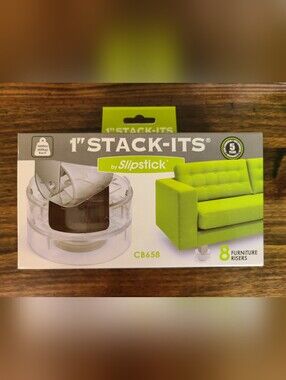 Slipstick - Clear 1inch Stack-Its Furniture Risers